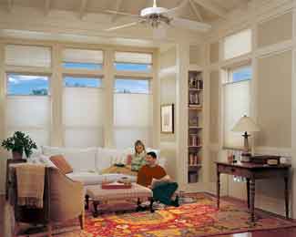 Hunter Douglas - Applause® honeycomb shades with Standard Cordlock